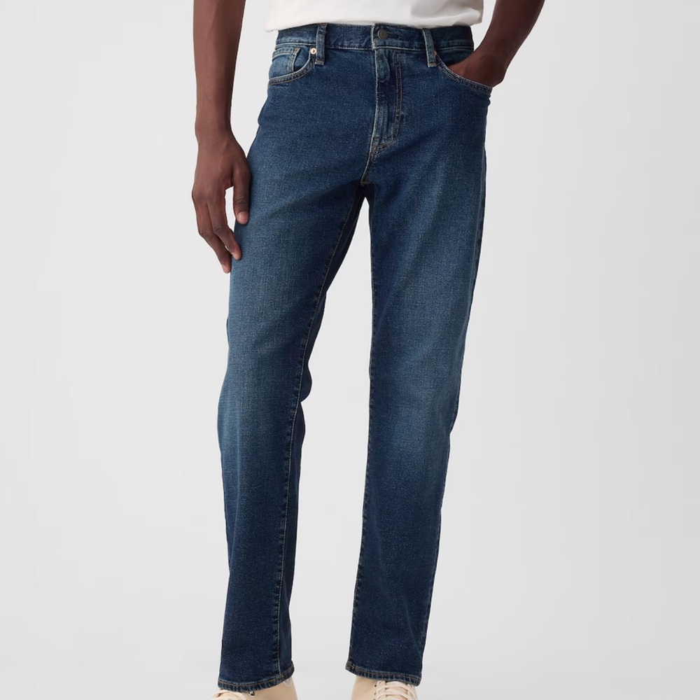 Gap Denim Men’s classic straight leg blue jeans size 36x32
